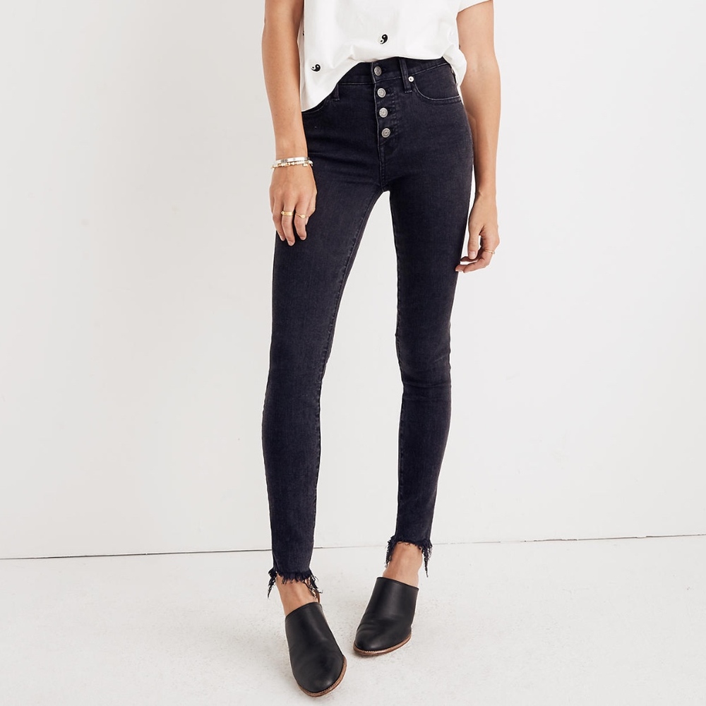 Madewell Mid Rise Petite Skinny Jeans